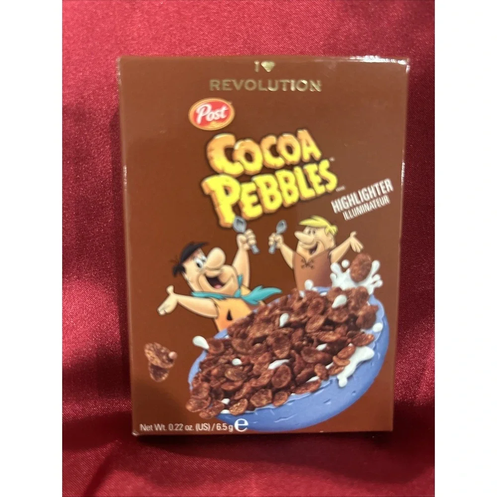 I Love Revolution Cocoa Pebbles Highlighter Palette Girl Gift‎ Makeup New Blush